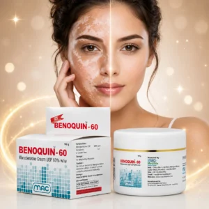 Benoquin Monobenzone Cream USP 60% w/w 100gr In Dubai