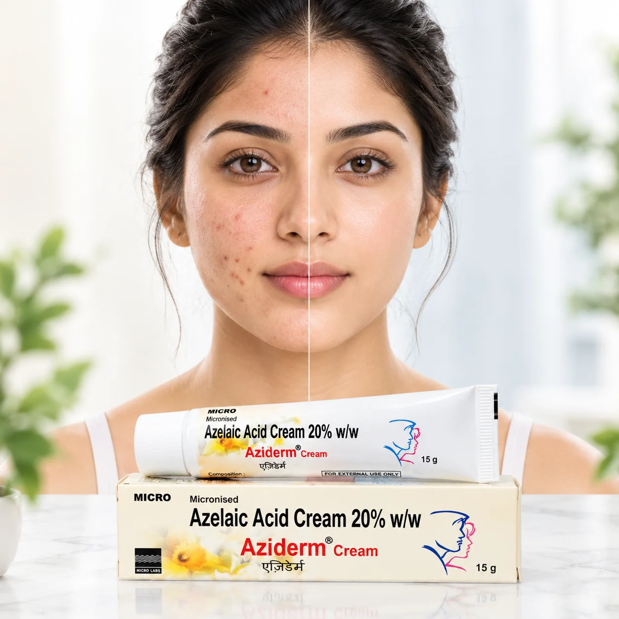Aziderm Cream 20% Azelaic Acid 15g in Dubai, UAE