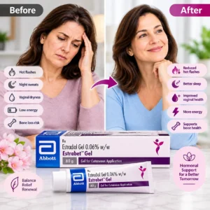 Estrabet Gel 0.06% w/w (Estradiol) 80g In Dubai